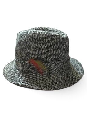 Kangol Irish Walker Size Large Men’s Gray Wool Tweed Hat